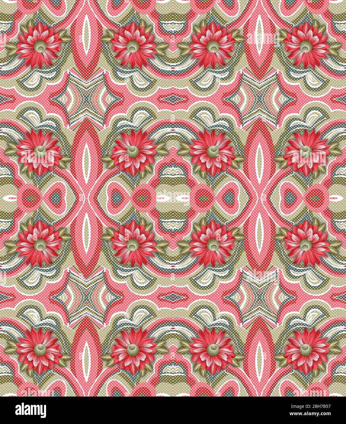 Nahtlose geometrischen Design Pattern Hintergrund Stockfoto