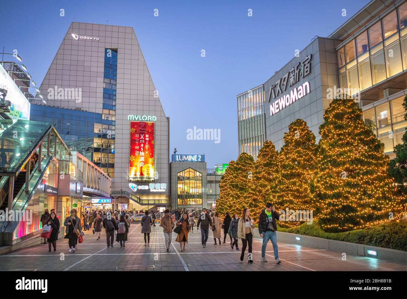 Japan, Tokio, Shinjuku District, Shinjuku Station South Side Stockfoto