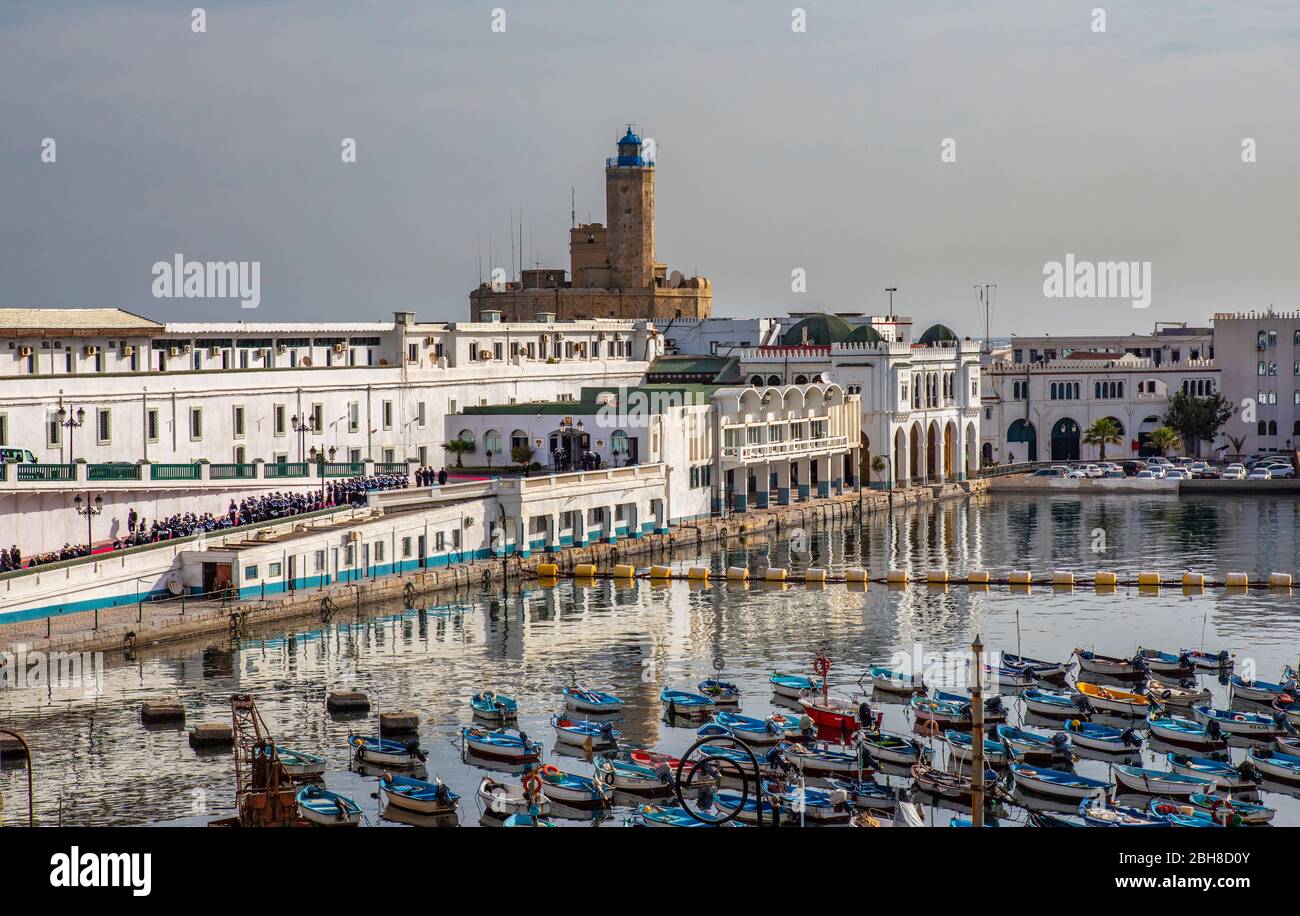 Argelia, Argel City, Marina vor der Kasbah Stockfoto