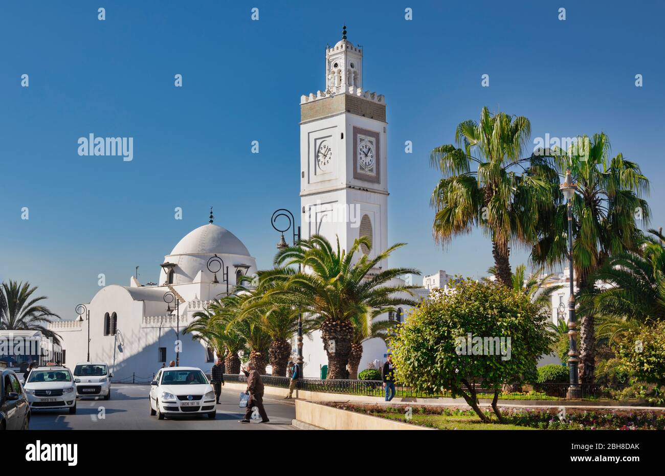 Argelia, Argel City, Martyrs Square, Djemaa El-Djedid Moschee, UNESCO Stockfoto