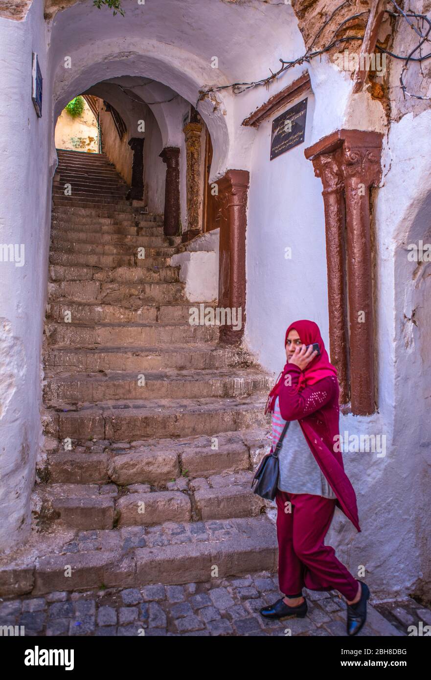 Argelia, Argel City, Kasbah, UNESCO, (W.H.) Stockfoto