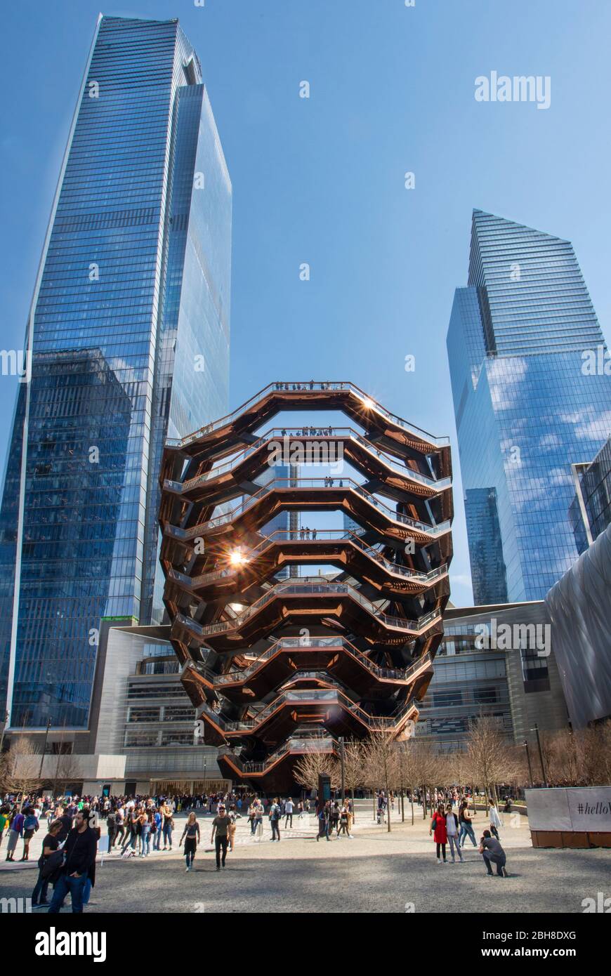 USA, New York City, Manhattan, Midtown, Hudson Yards, Das Schiff Stockfoto