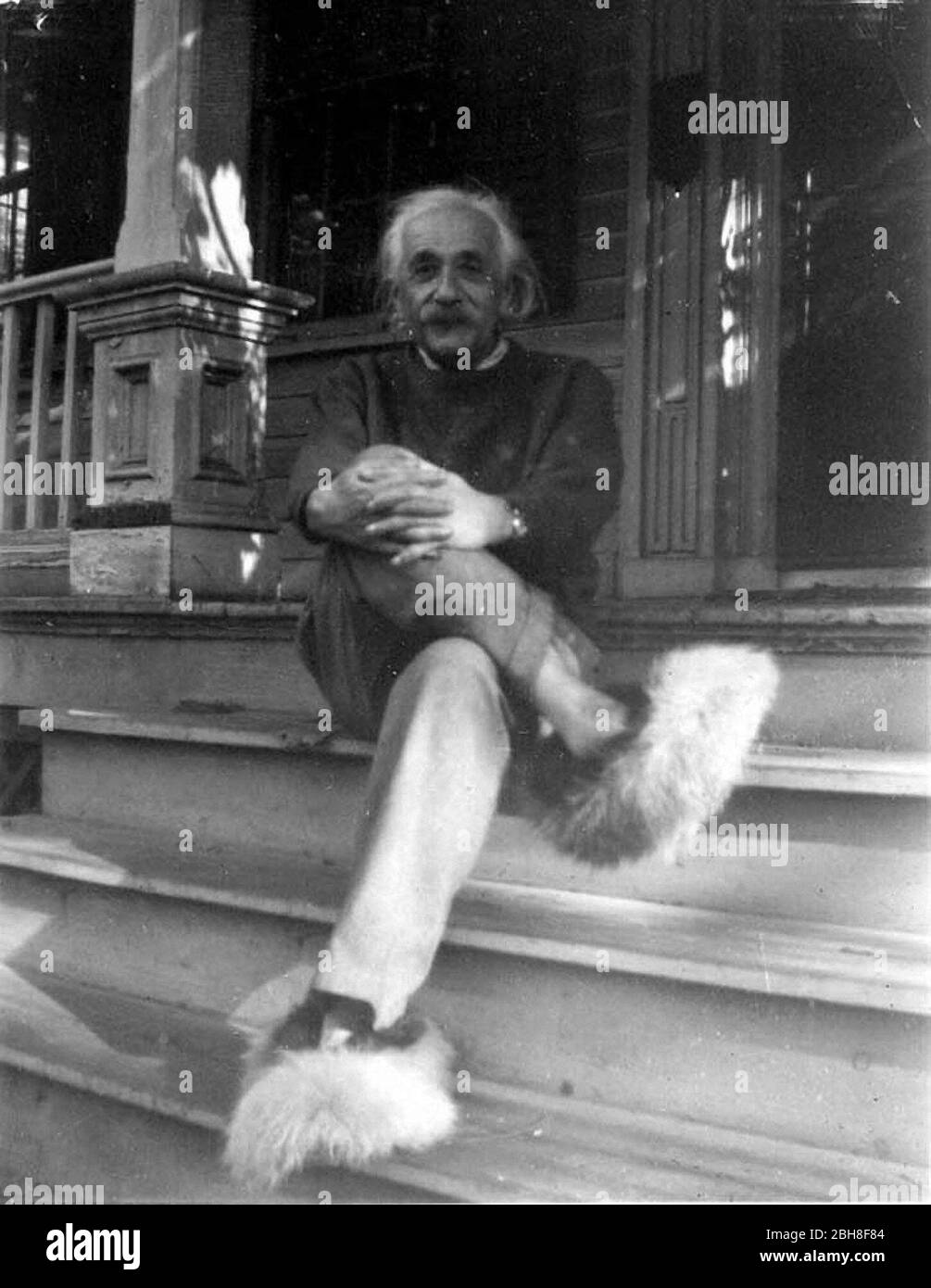 Berühmt ist der in Deutschland geborene theoretische Physiker Albert Einstein Stockfoto