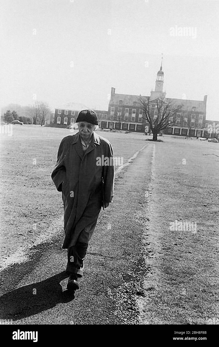 Berühmt ist der in Deutschland geborene theoretische Physiker Albert Einstein Stockfoto