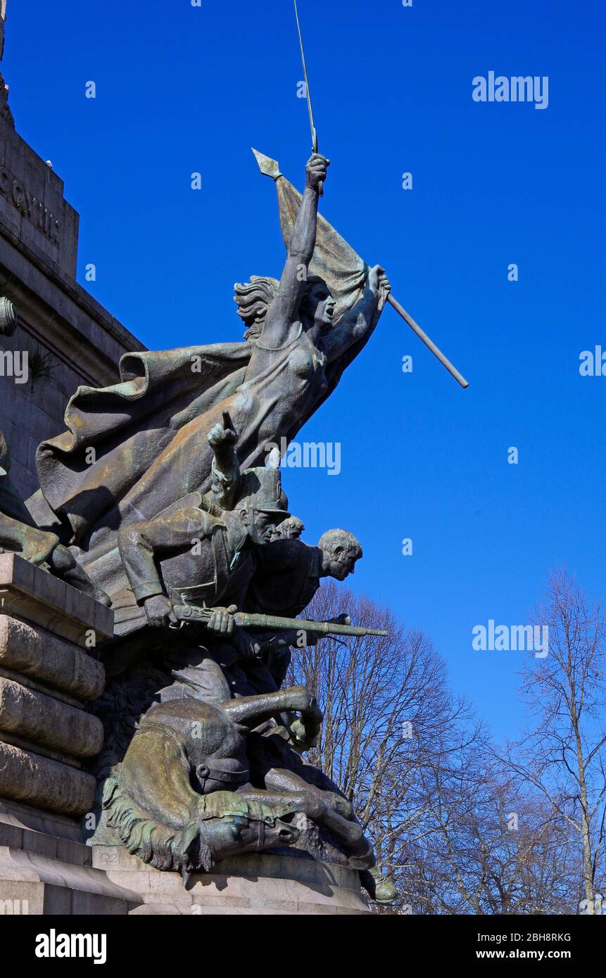 Das Peninsula war Memorial, in Porto, Portugal, zum Gedenken an den portugiesischen Sieg, über Frankreich, dh Napoleon im Peninsula Krieg von 1807–1814 Stockfoto