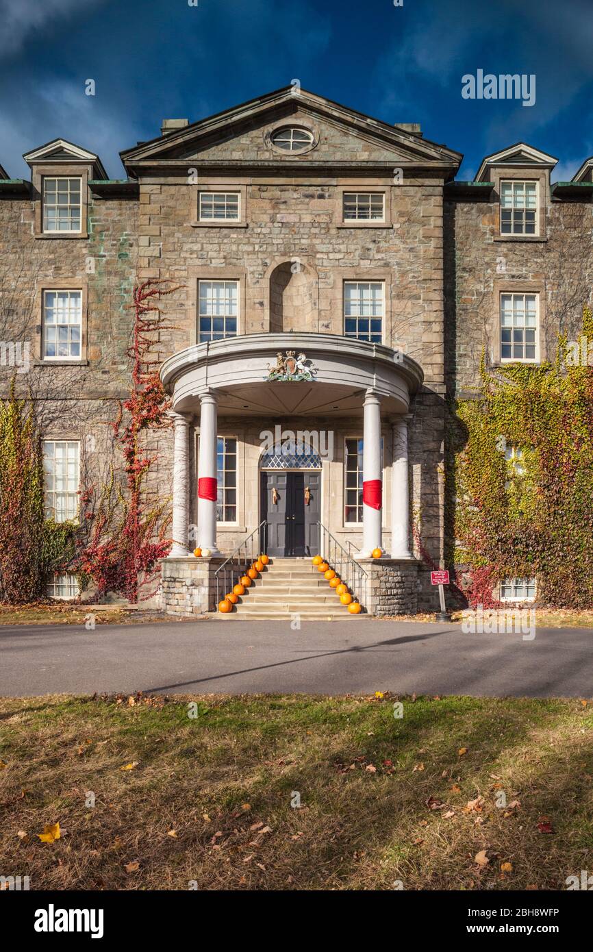 Kanada, New Brunswick, New Brunswick, Fredericton, Government House, einer Zeit Wohnsitz des britischen Gouverneuren Stockfoto