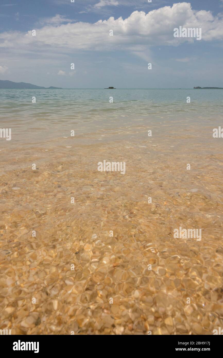 Paradiesischer Strand am Golf von Thailand Stockfoto