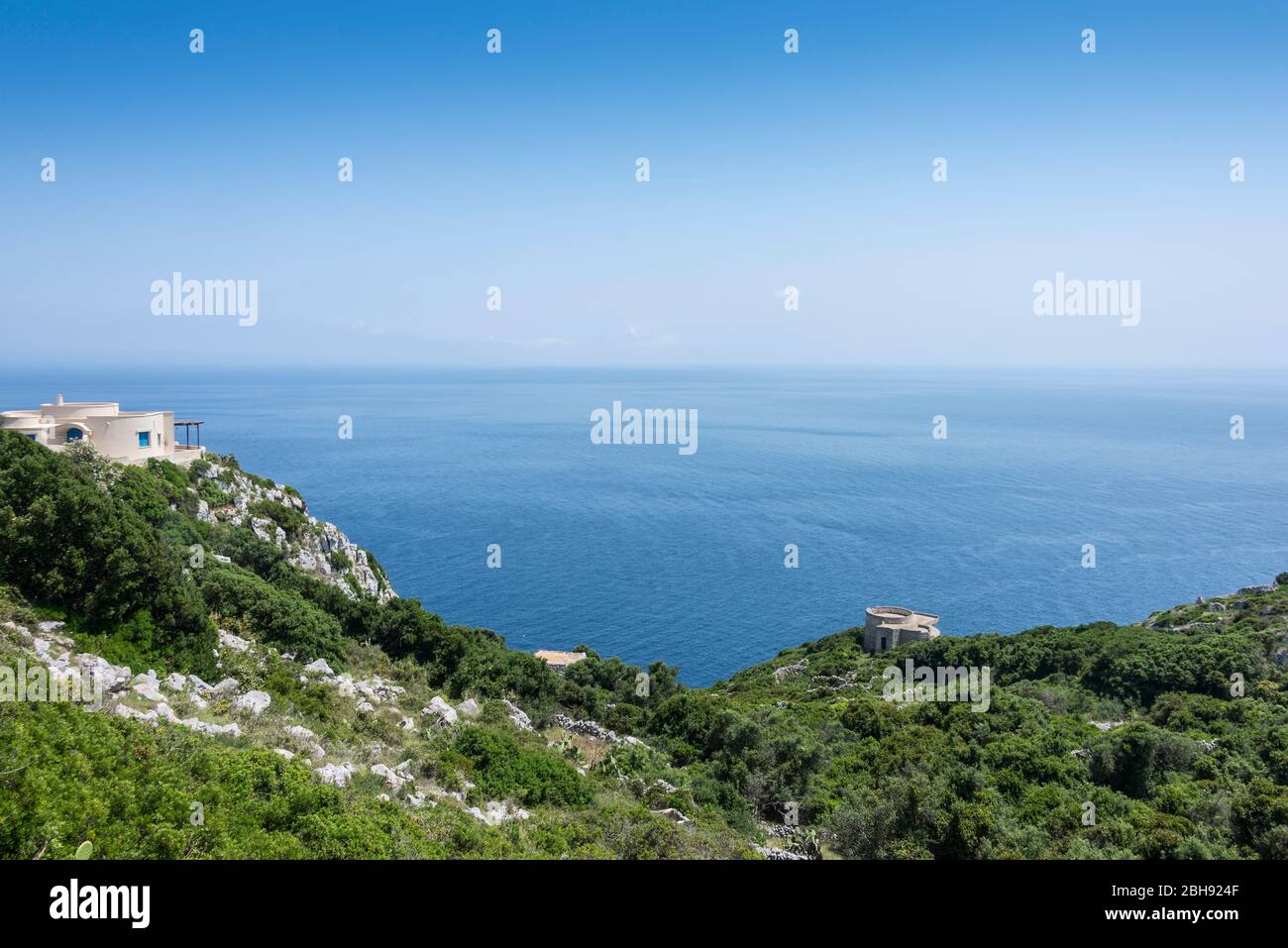 Italien, Mezzogiorno, Apulien / Apulien, Halbinsel Salento, Adriaküste, Castro, Gagliano del Capo Stockfoto