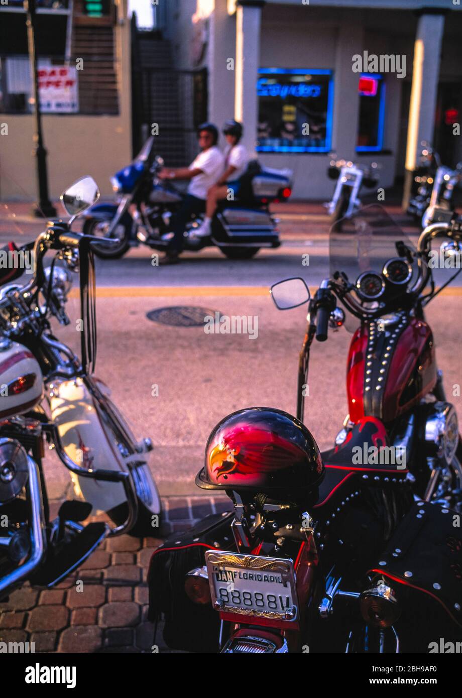 Bike Woche in Daytona Beach. Florida. USA. Stockfoto