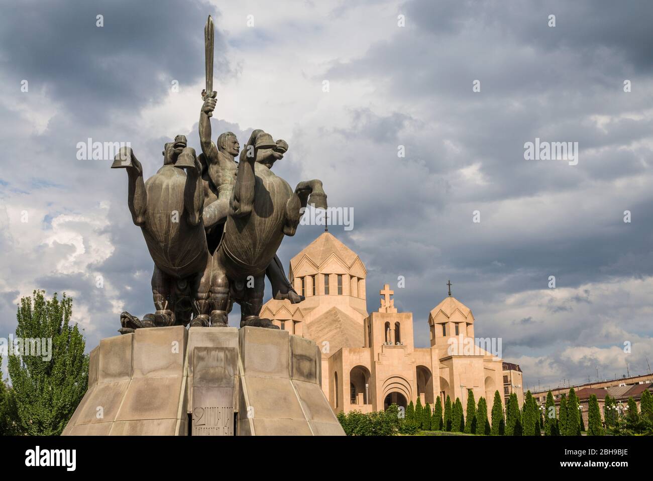 Armenien, Yerevan, surp Grigor Lusavorich Kathedrale, außen Stockfoto