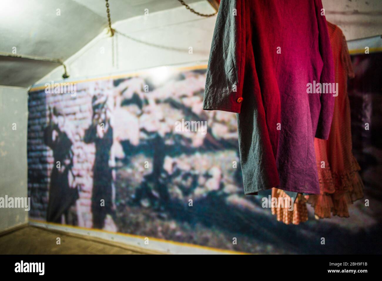 Georgien, Gori, Stalin Museum gewidmet dem ehemaligen sowjetischen Diktator Joseph Stalin, Galerie der Opfer des politischen Terrors, keine Freigaben Stockfoto