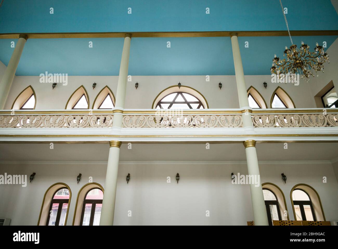 Georgien, Batumi, Batumi Synagoge, erbaut 1904, Innenbereich Stockfoto