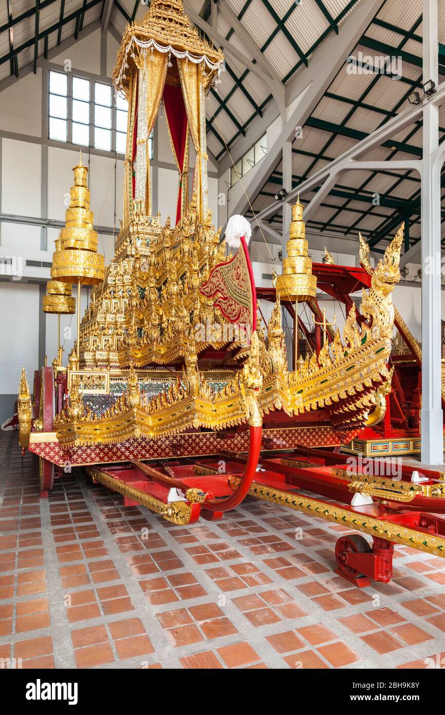 Thailand, Bangkok, das Nationalmuseum in Bangkok, der Königlichen Begräbnis Wagen Stockfoto