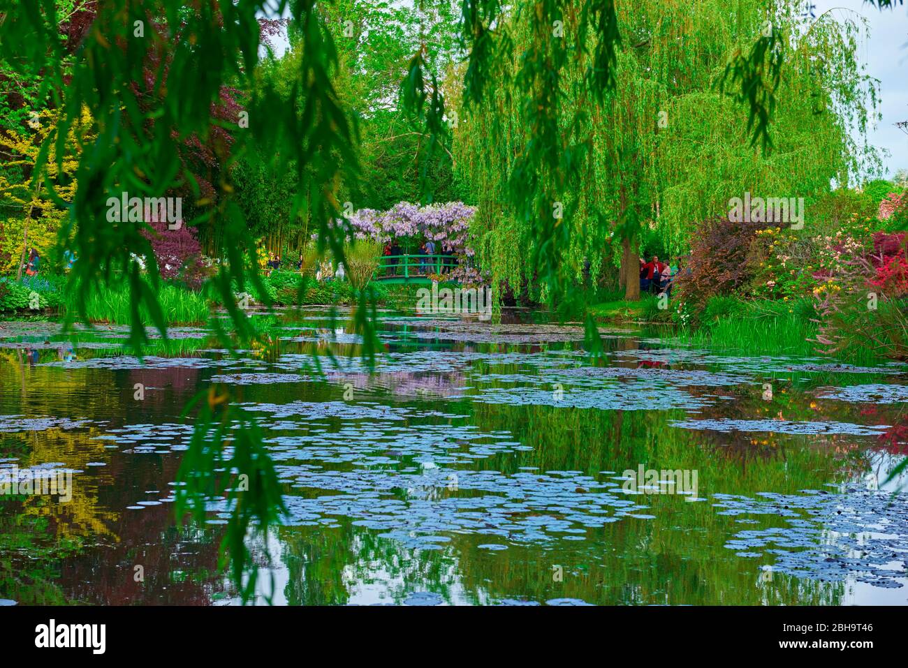 Monets Garten in Giverny, Frankreich Stockfoto