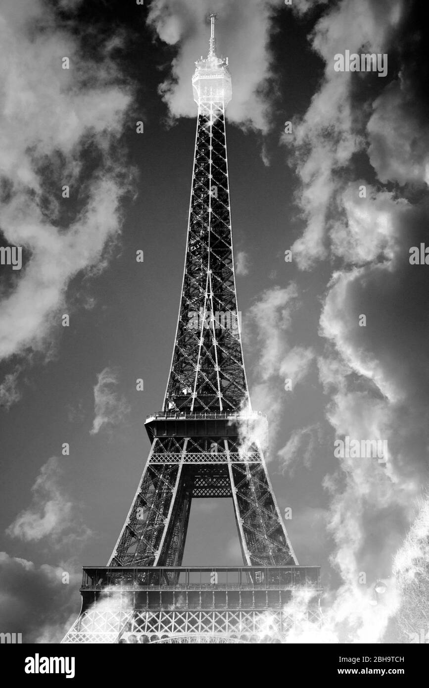 Eiffelturm Paris, Frankreich Stockfoto