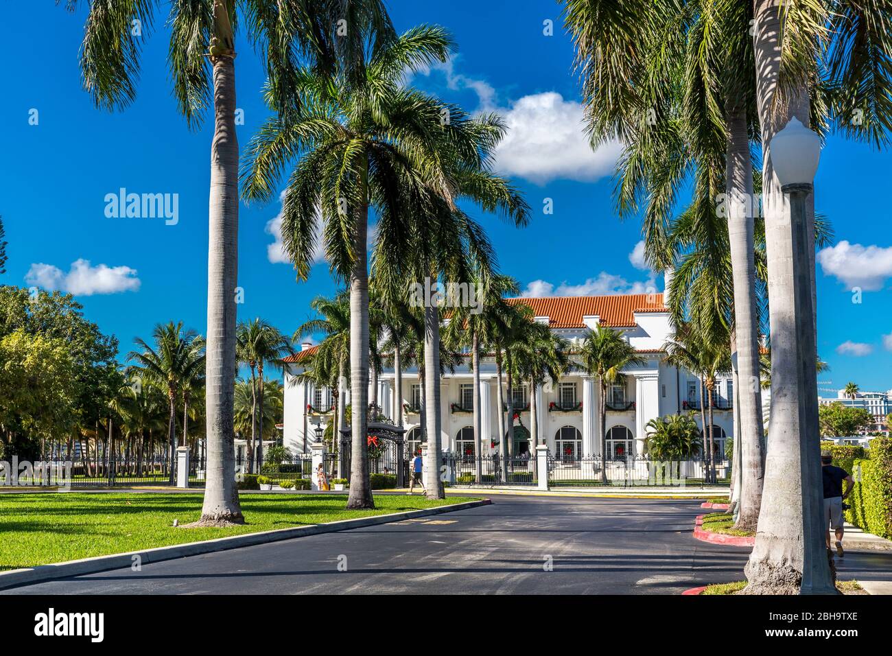 Whitehall, Henry Morrison Flagler Museum, vergoldete Altersvilla, erbaut 1902, Palm Beach, Palm Beach County, Florida, USA, Nordamerika Stockfoto