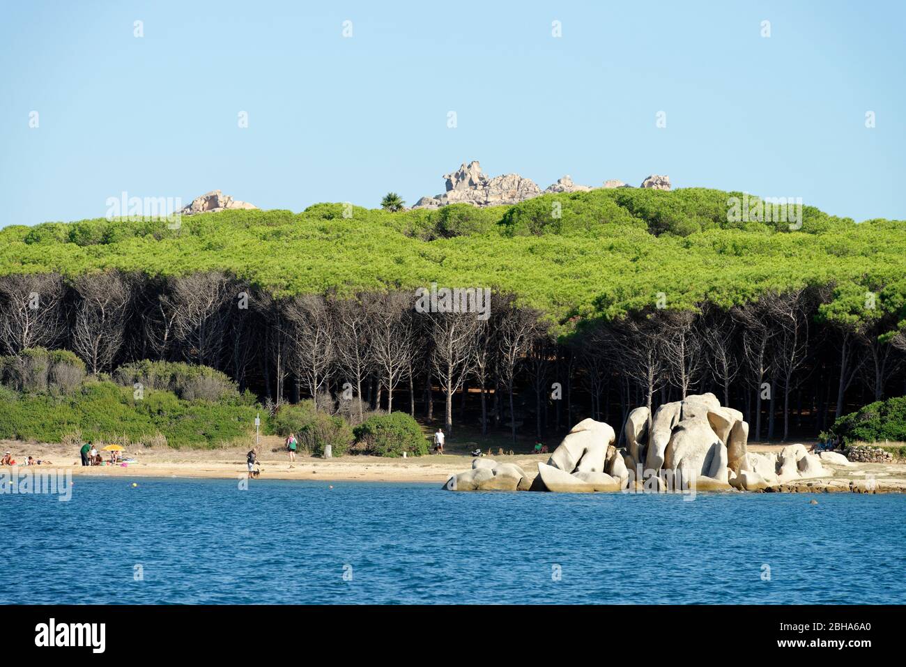 Bucht in Palau, Mittelmeer, Olbia-Tempio Provinz, Sardinien, Italien Stockfoto