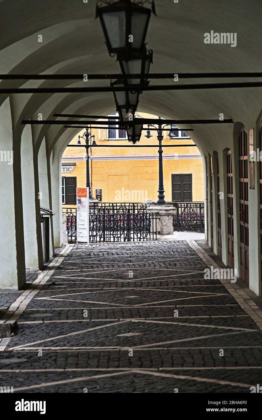 Europa, Rumänien, Sibiu, Sibiu, Siebenbürgen, Zunfthaus, ehemalige Schlachtertauben Stockfoto