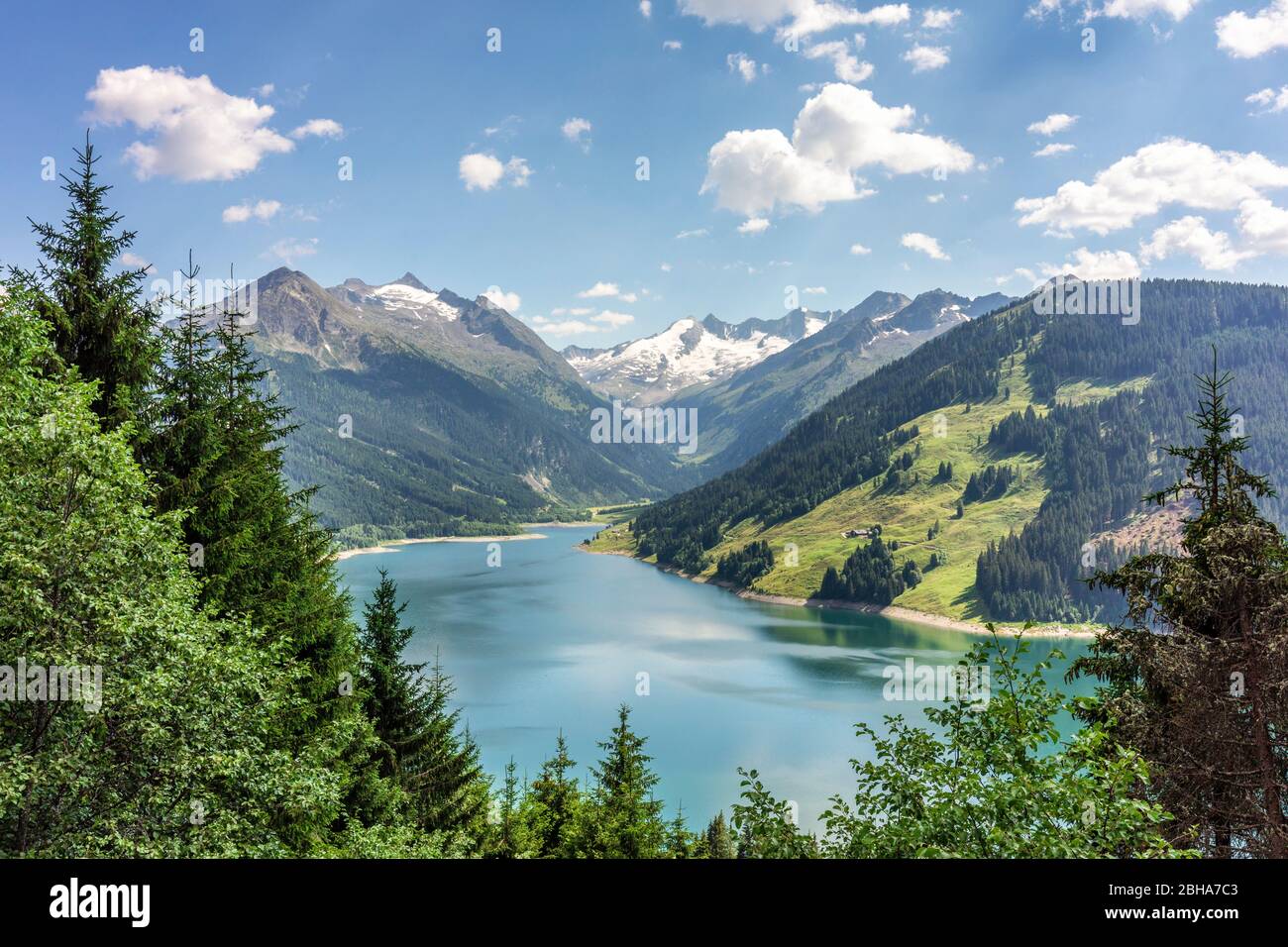 Durlaßboden Stausee, Gerlos, Zillertal Arena, Schwaz, Tirol, Österreich, Europa Stockfoto