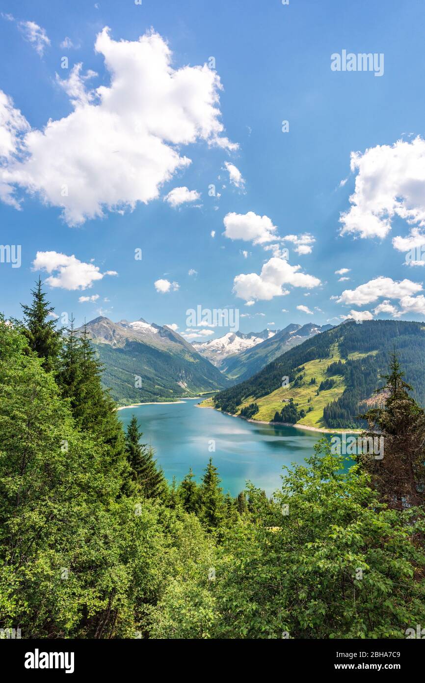 Durlaßboden Stausee, Gerlos, Zillertal Arena, Schwaz, Tirol, Österreich, Europa Stockfoto