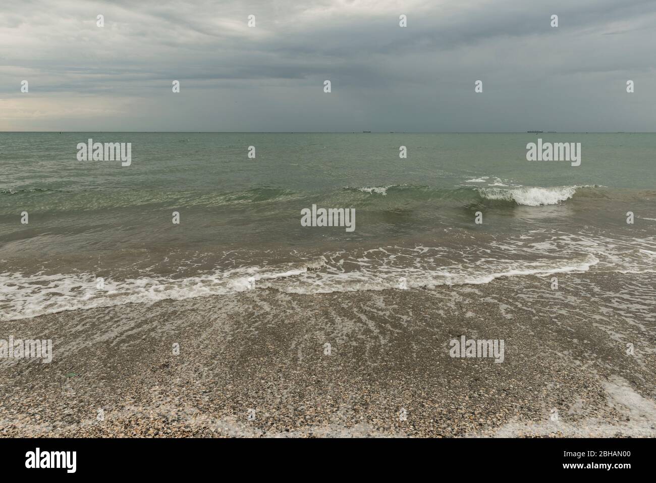 Venedig, Lido, Meer, Italien Stockfoto