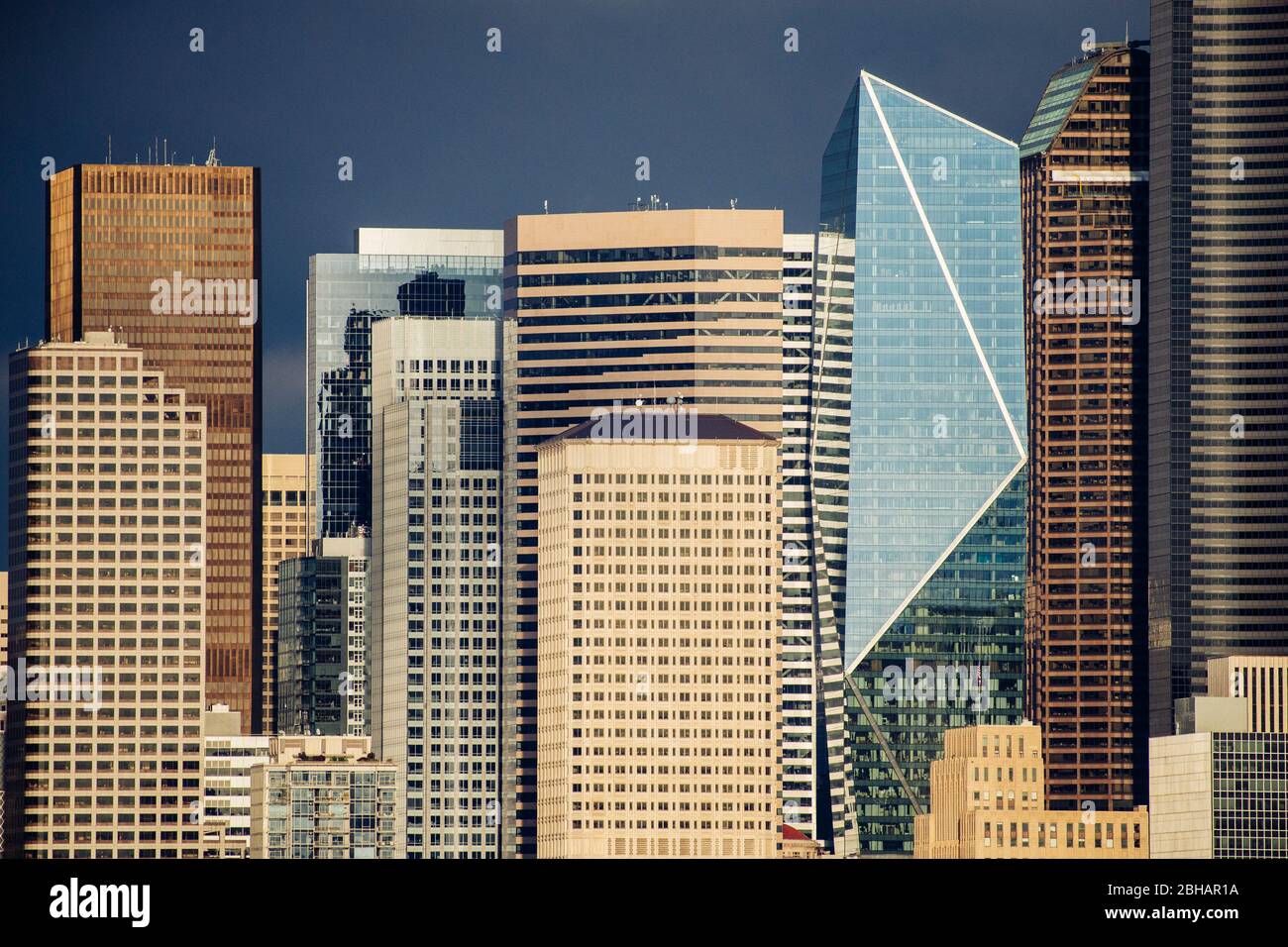 Architektur in der Stadt, Seattle, Washington, USA Stockfoto