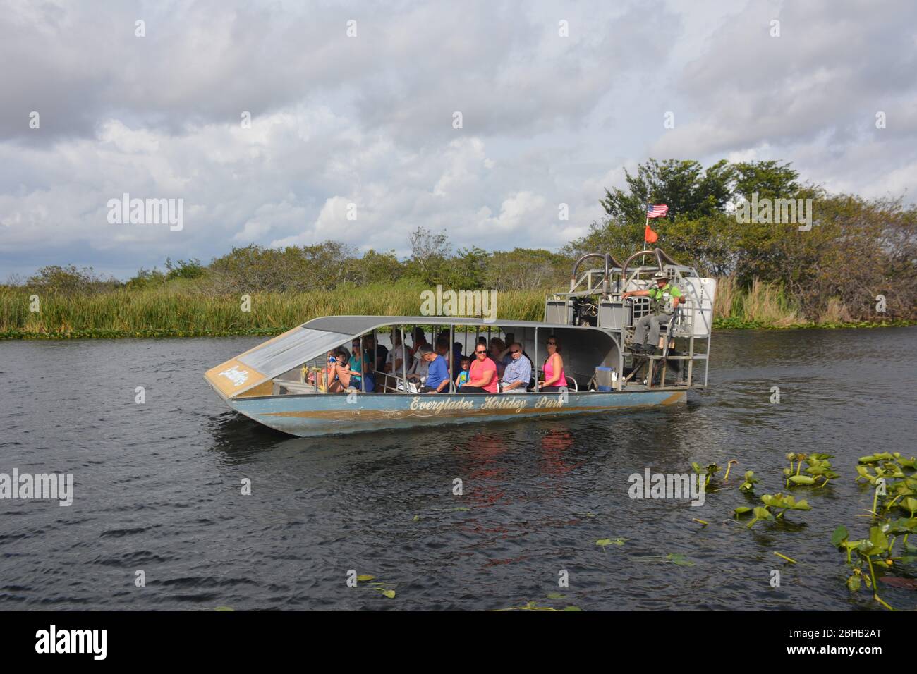 Januar Szene von einer Airboat Tour in Everglades und Francis S. Taylor Wildlife Management Area, Fort Lauderdale, Florida, USA. Stockfoto