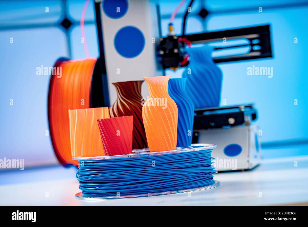 3D-Druck. Stockfoto