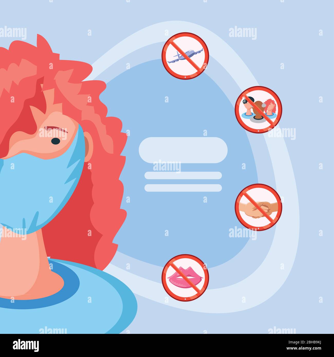Infografik mit Präventions Schritte zum Schutz der Coronavirus Vektor Illustration Design Stock Vektor