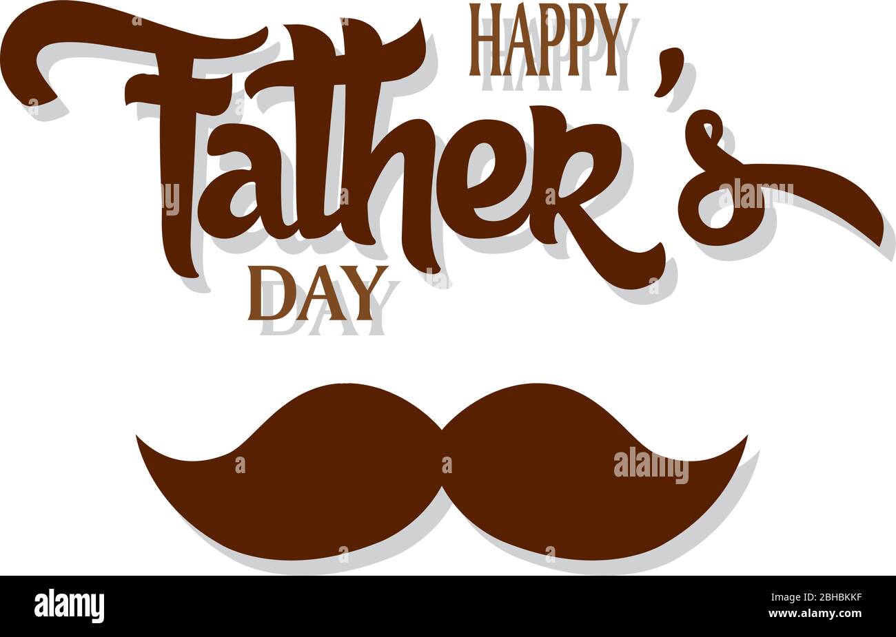 Happy Vaters Tag Banner Stock Vektor