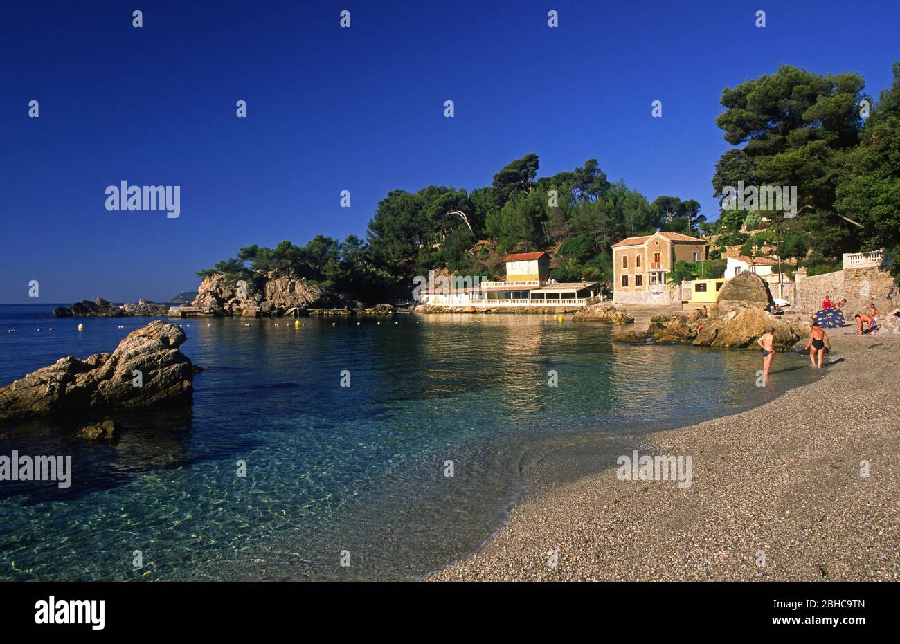 Anse Magaud in Toulon Stockfoto
