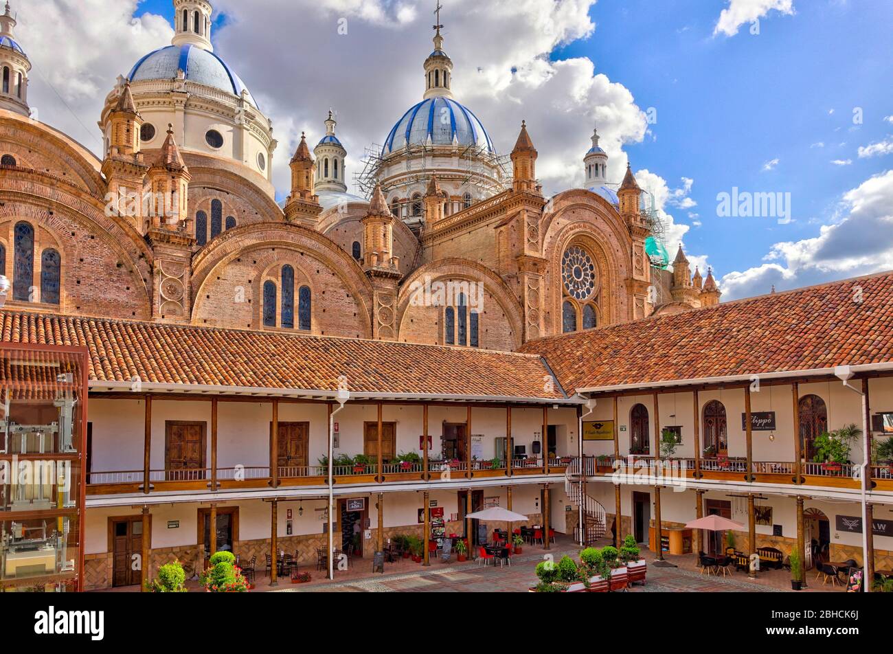 Historische Wahrzeichen von Cuenca, Ecuador Stockfoto