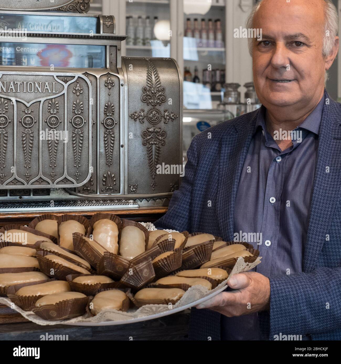 Camilo de Blas traditionelle Konditorei in Oviedo, Asturien, Nordspanien Stockfoto