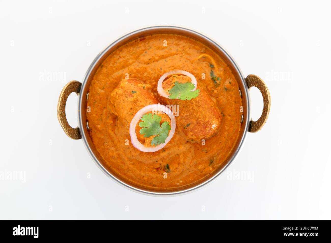 Indische Spezialitäten. Indisches Gericht: Malaiisch Kofta oder Veg Kofta. Stockfoto