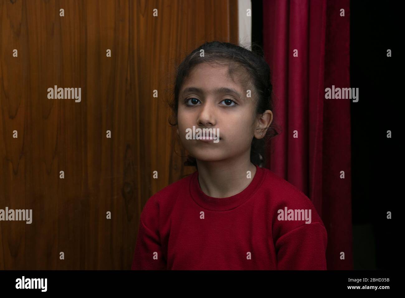 Porträt von indischen Teenager-Mädchen Stockfoto