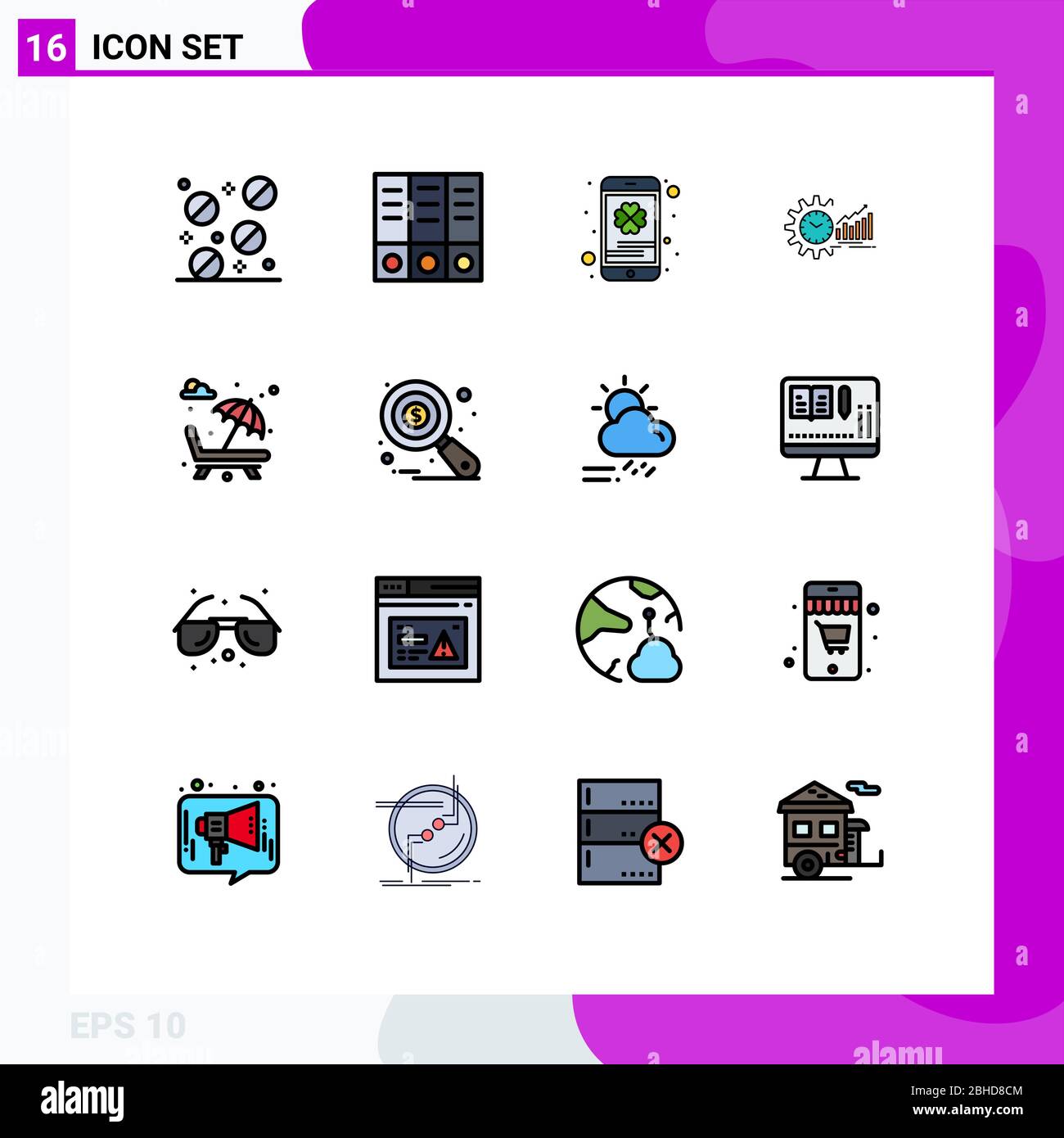 Regentag Strand Stock-Vektorgrafiken Kaufen - Alamy