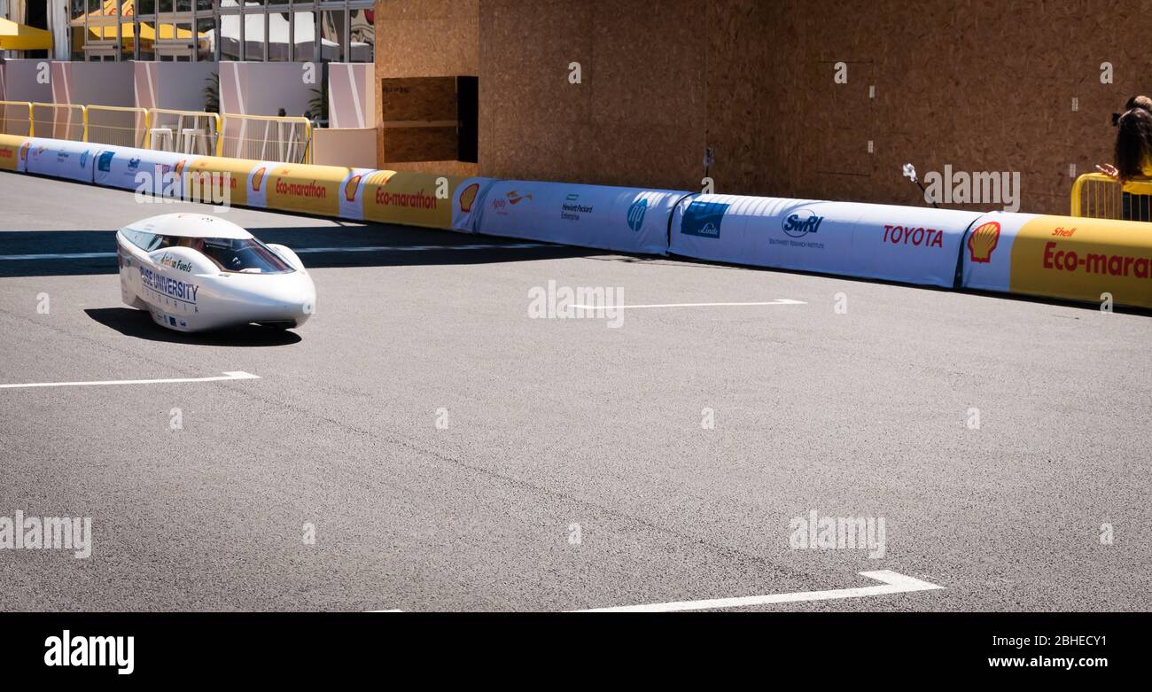 Shell Eco-Marathon im Queen Elizabeth Olympic Park, London, England, Großbritannien Stockfoto