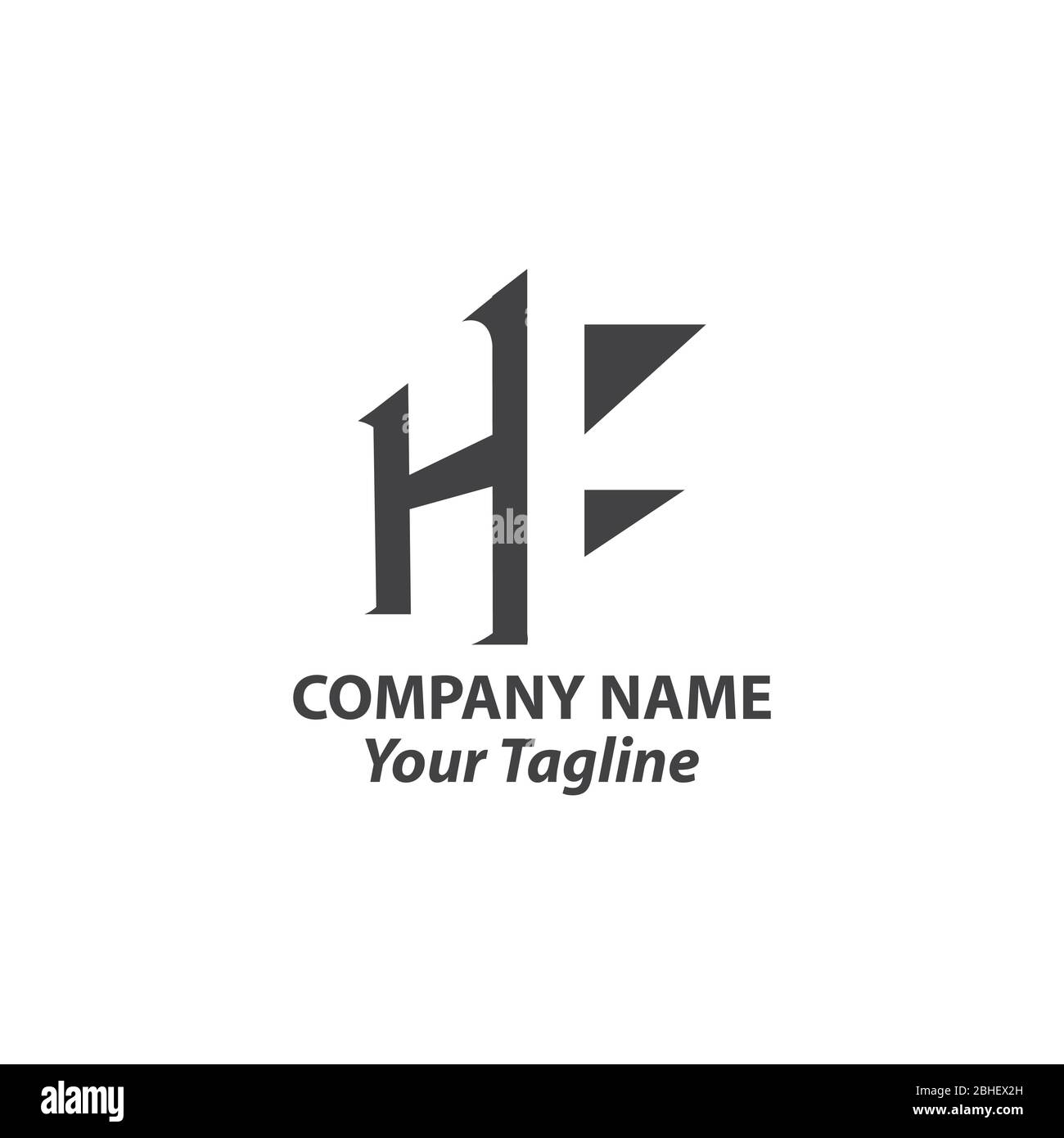 Einfache Linie Art Buchstabe Hf Logo Dieses Logo Symbol Mit Zwei Buchstaben H Und F In Der Kreativen Art Und Weise Integrieren Stock Vektorgrafik Alamy