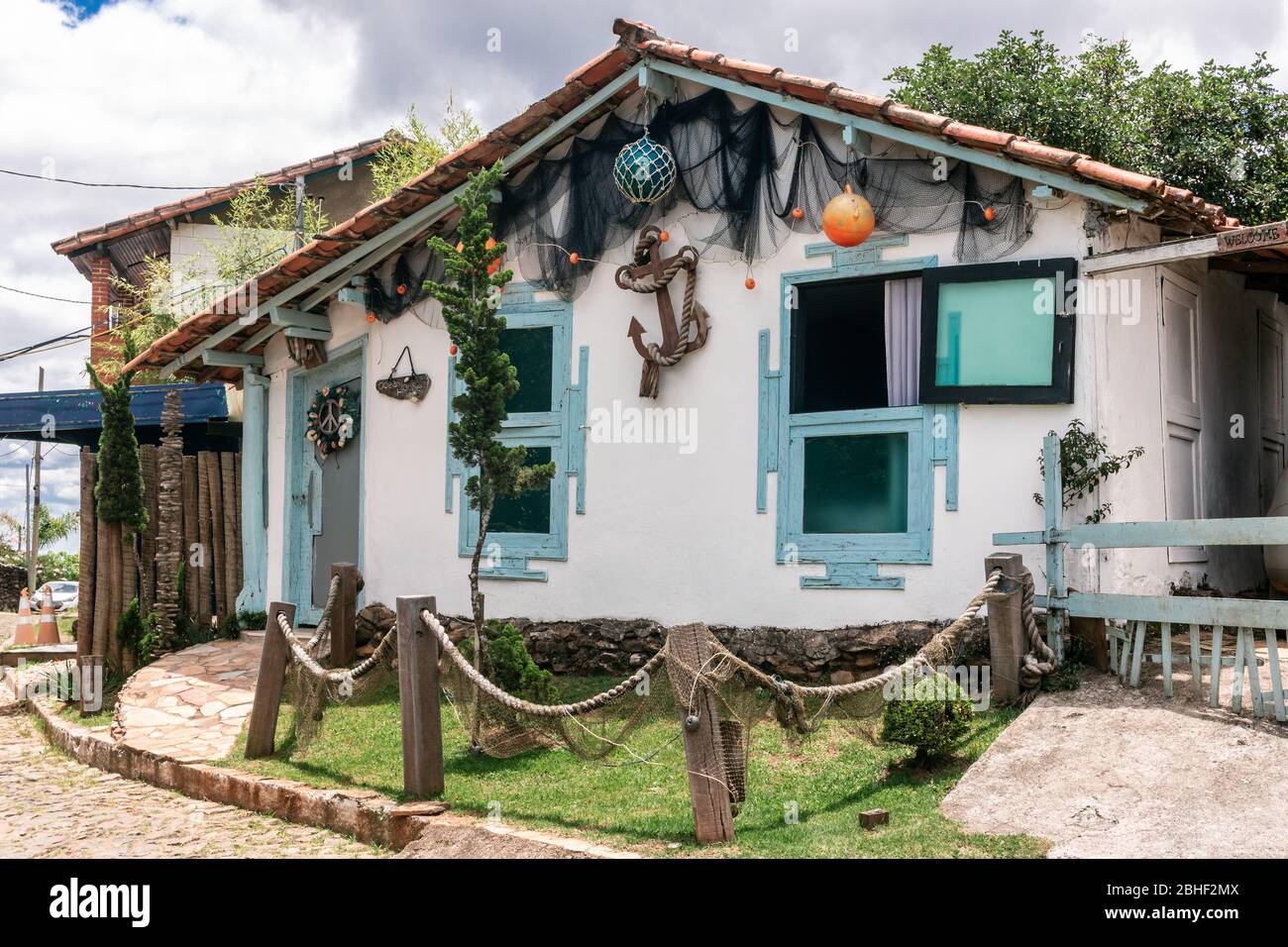 Szenen aus dem neuen Bergbaugebiet in Schwarzgold brasilien Stockfoto