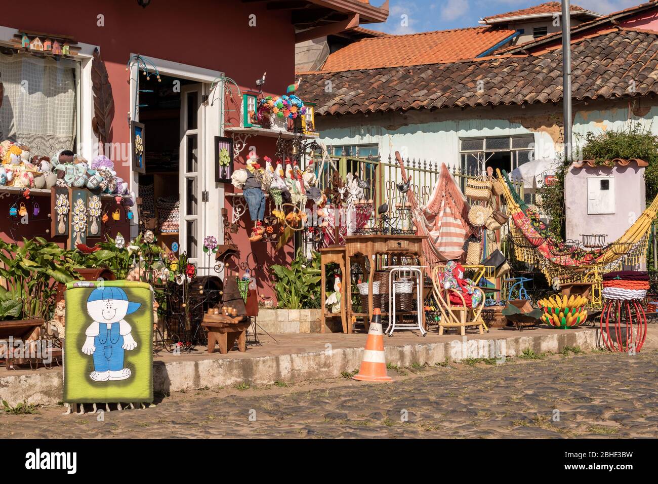 Szenen aus dem neuen Bergbaugebiet in Schwarzgold brasilien Stockfoto