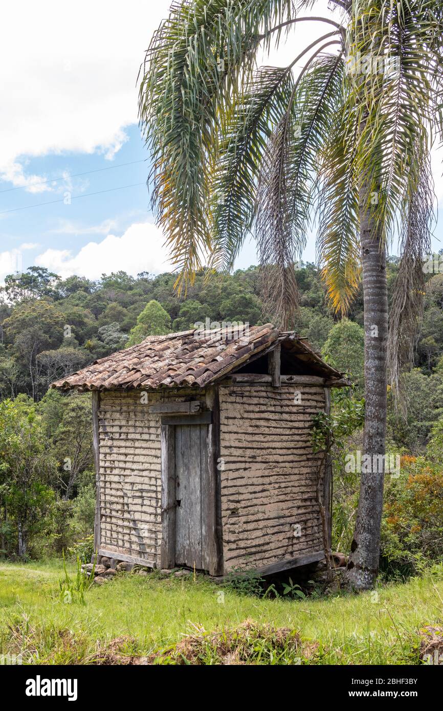 Szenen aus dem neuen Bergbaugebiet in Schwarzgold brasilien Stockfoto