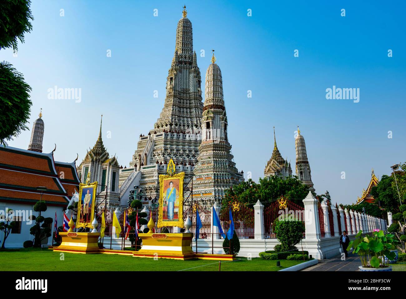 Thailandia, Bangkok - 12. januar 2019 - der Wat Arun in Bangkok Stockfoto