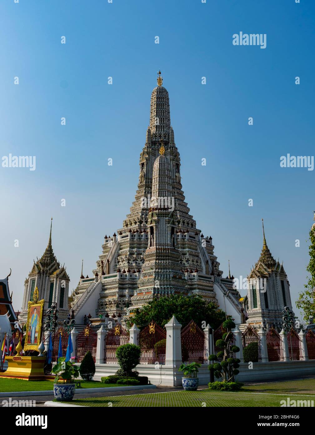 Thailandia, Bangkok - 12. januar 2019 - der Wat Arun in Bangkok Stockfoto