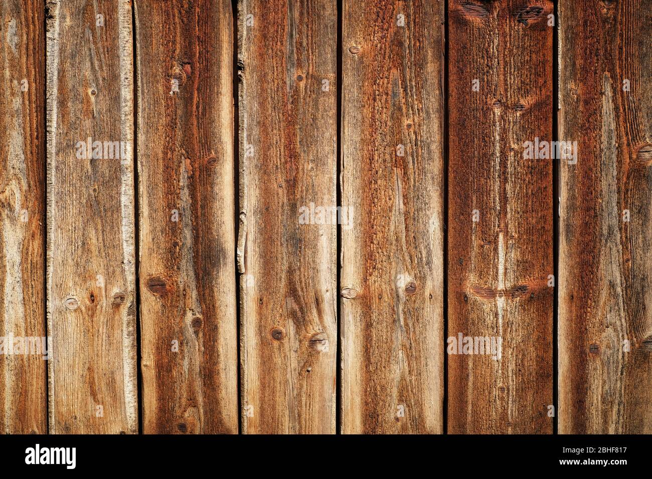Alte hölzerne Grunge board Nahaufnahme. Natürliche Textur. Kann wie Natur Hintergrund verwendet werden. Stockfoto