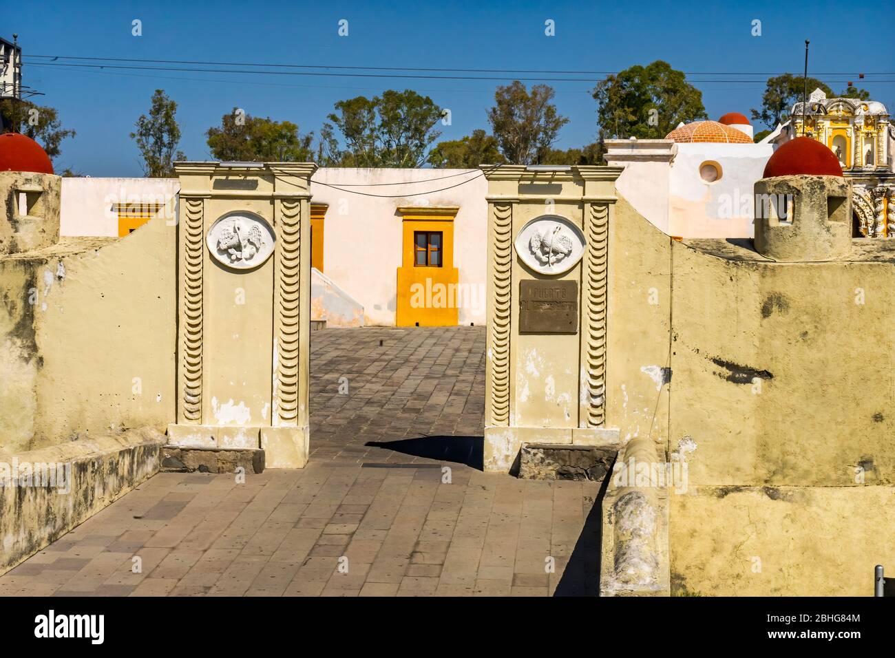 Fort von Loreto Site Schlacht Cinco de Mayo Schlacht 5. Mai 1862 Denkmal, wo der mexikanische General Ignacio Zaragoza Französisch Puebla Mexiko besiegt. Stockfoto