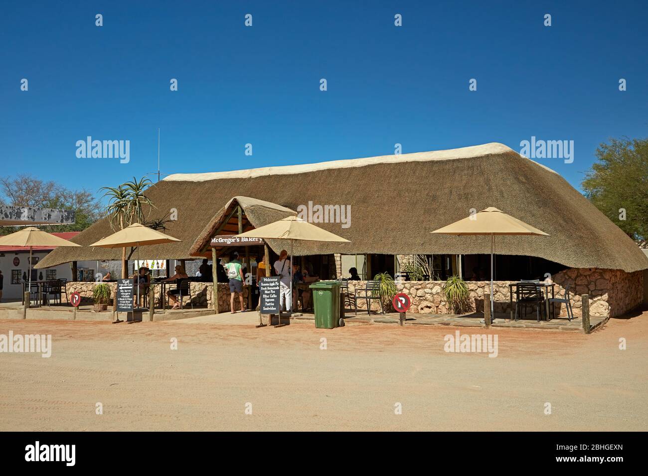 MC Gregor's Bakery, Solitaire, Namib Desert, Namibia, Afrika Stockfoto