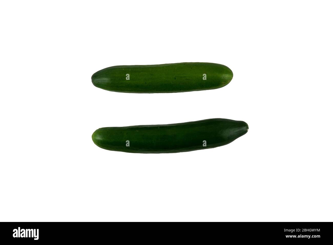 Rohes grünes Bio-Gurken-Foto Stockfoto