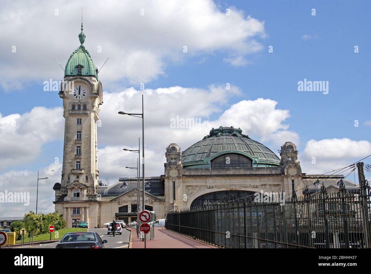 Benediktiner-Station von Limoges. Stockfoto