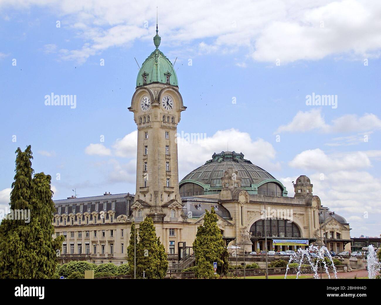 Benediktiner-Station von Limoges. Stockfoto