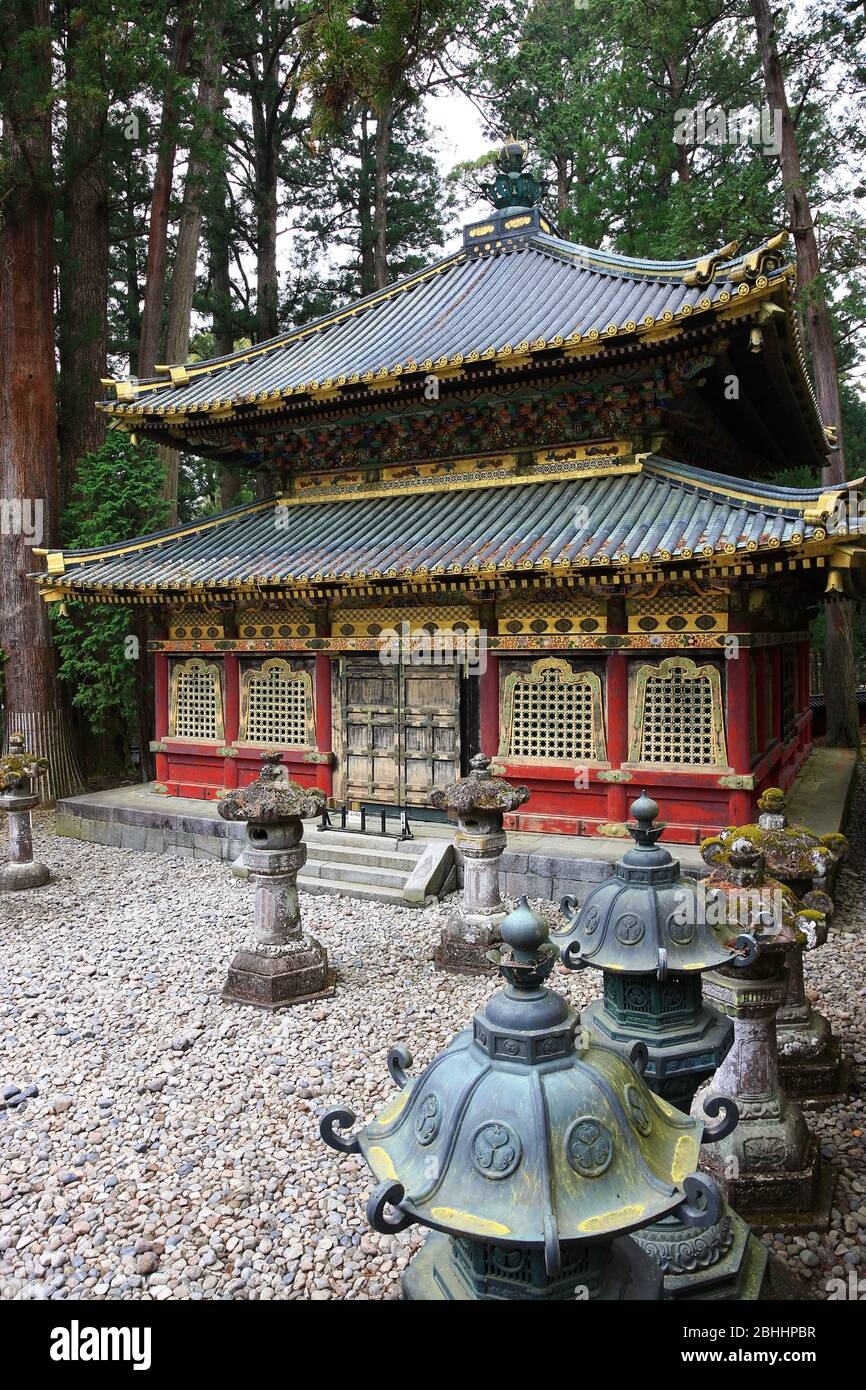 Futurasan Jinja Tempel, Nikko, Tochigi, Japan, Ostasien Stockfoto